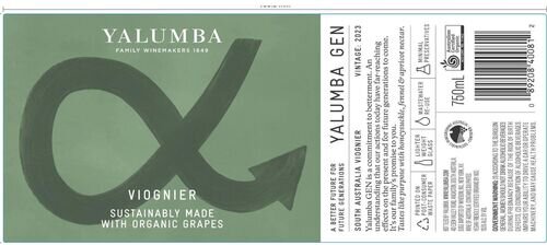 Yalumba Viognier Gen South Australia