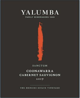 Yalumba Cabernet Sauvignon Sanctum The Menzies Estate Vineyard Coonawarra