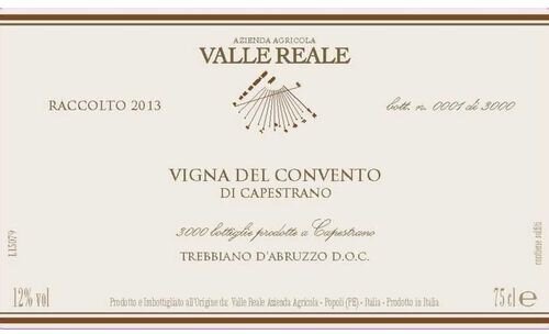 Valle Reale Vigna di Capestrano Trebbiano d'Abruzzo