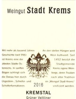 Stadt Krems Kremstal Gruner Veltliner