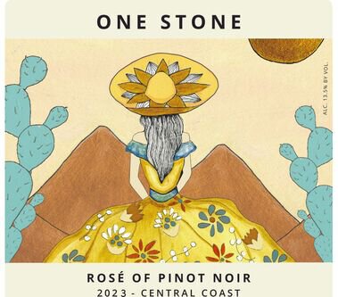 One Stone Cellars Rose Of Pinot Noir Central Coast