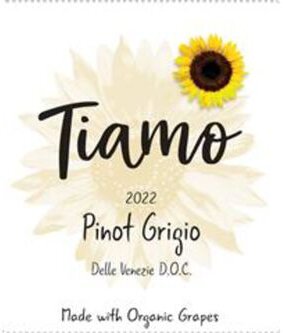 Tiamo Organic Pinot Grigio