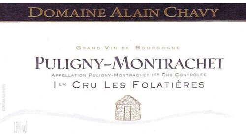 Domaine Alain Chavy Puligny-Montrachet 1er Cru Les Folatieres
