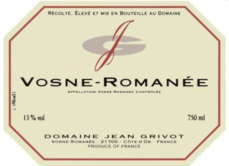 Domaine Jean Grivot Vosne-Romanee