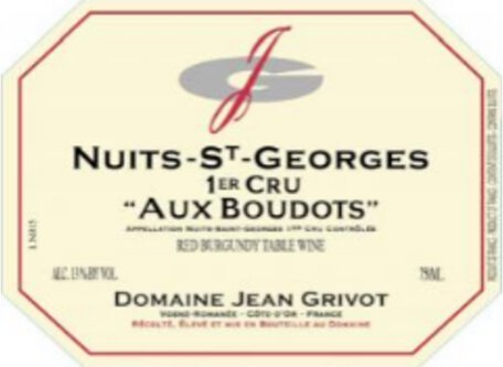 Domaine Jean Grivot Nuits-Saint-Georges 1er Cru Aux Boudots