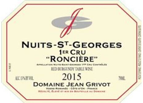 Domaine Jean Grivot Nuits-Saint-Georges 1er Cru Ronciere