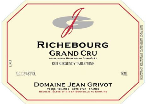 Domaine Jean Grivot Richebourg Grand Cru