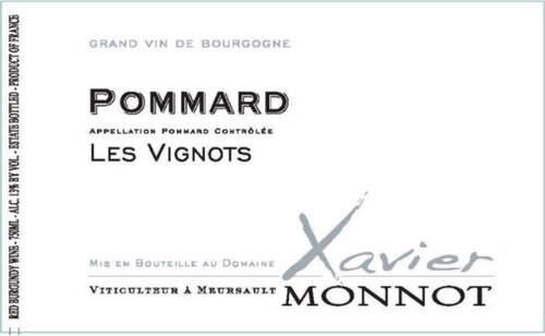 Xavier Monnot Pommard Les Vignots