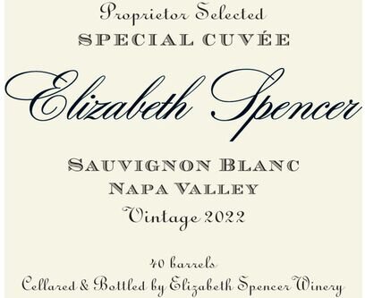 Elizabeth Spencer Sauvignon Blanc Proprietor Selected Special Cuvee Napa Valley