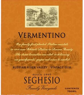 Seghesio Family Vineyards Vermentino