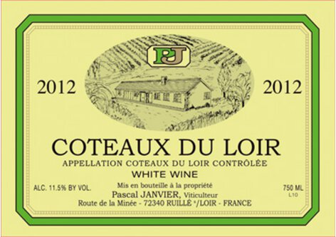 Pascal Janvier Coteaux du Loir Blanc