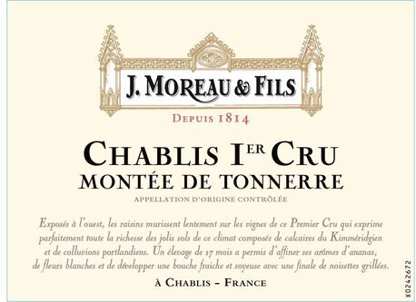 J. Moreau & Fils Chablis 1er Cru Montee De Tonnerre