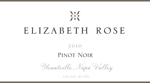 Elizabeth Rose Pinot Noir Yountville