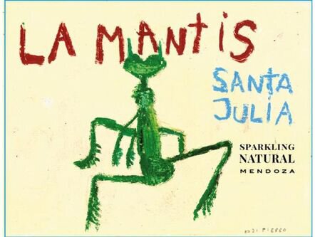 Santa Julia Chardonnay La Mantis Natural Sparkling Mendoza