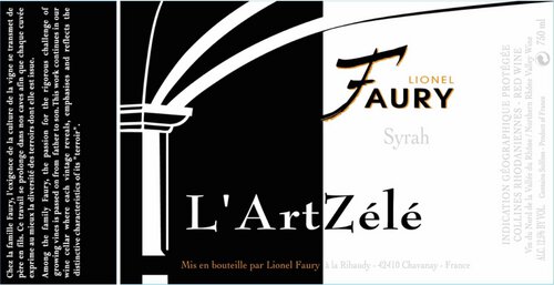 Domaine Faury L'Art Zele Syrah