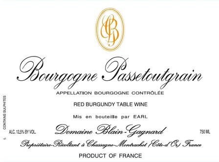 Domaine Blain-Gagnard Bourgogne Passe-tout-grains