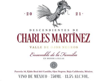 Descendientes De Charles Martinez Ensamble De La Familia Tinto Baja California