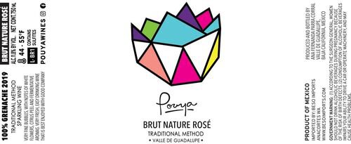 Pouya Brut Nature Rose Valle de Guadalupe Traditional Method