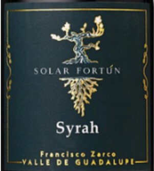 Solar Fortun Syrah Valle de Guadalupe