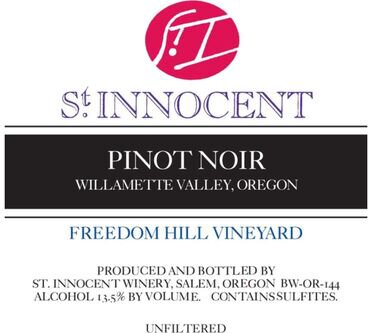 St. Innocent Freedom Hill Vineyard Pinot Noir