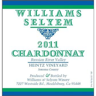 Williams Selyem Chardonnay Heintz Vineyard Russian River Valley