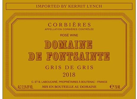Domaine de Fontsainte Corbieres Gris de Gris Rose