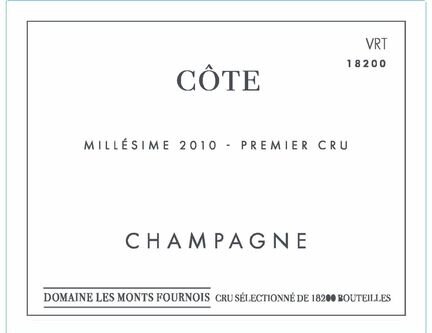 Domaine Les Monts Fournois Champagne 1er Cr Cote Vertus