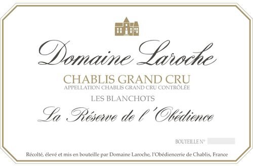 Domaine Laroche Chablis Grand Cru La Reserve de lObedience