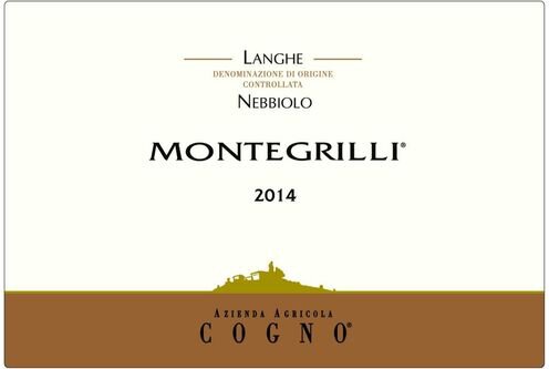 Elvio Cogno Montegrilli Nebbiolo Langhe DOC