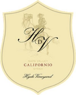 Hyde de Villaine Californio Syrah Hyde Vineyard Napa Valley