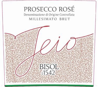 Jeio By Bisol Prosecco Rose