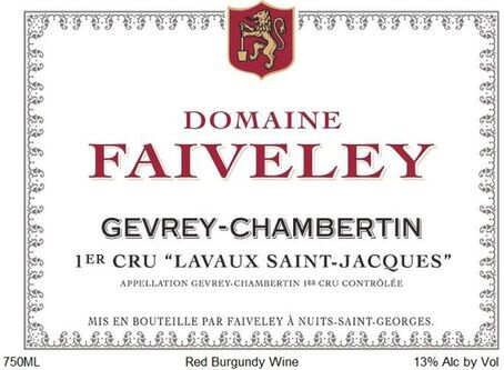 Domaine Faiveley Gevrey-Chambertin 1er Cru Lavaux Saint-Jacques