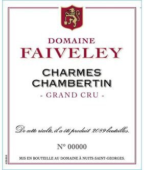 Domaine Faiveley Charmes-Chambertin Grand Cru