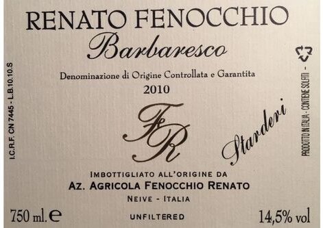 Renato Fenocchio Barberesco Starderi