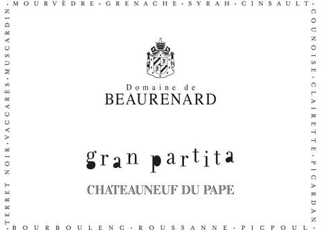 Domaine de Beaurenard Chateauneuf-du-Pape Gran Partita