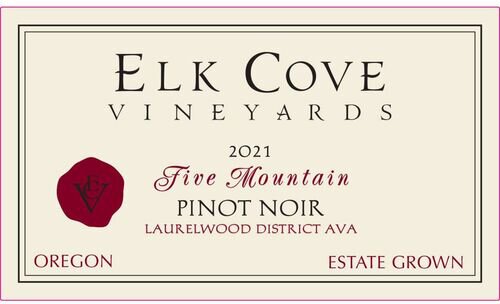 Elk Cove Vineyards Pinot Noir Five Mountain Laurelwood District