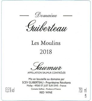 Domaine Guiberteau Saumur Les Moulins