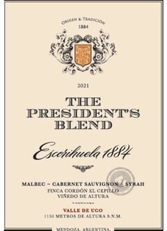 Bodegas Escorihuela Gascon 1884 The President's Blend