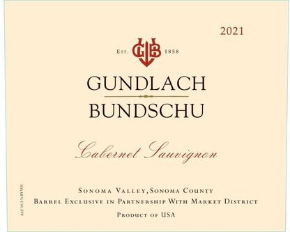 Gundlach-Bundschu Cabernet Sauvignon