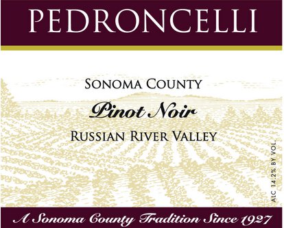 Pedroncelli Pinot Noir Russian River Valley