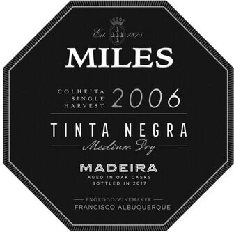 Miles Madeira Colheita Single Harvest Tinta Negra Medium Dry