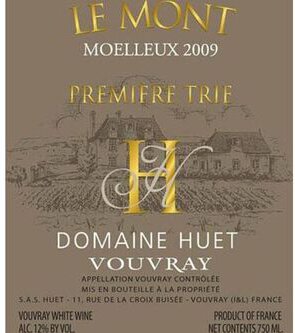 Domaine Huet Vouvray Le Mont Moelleux Premiere Trie