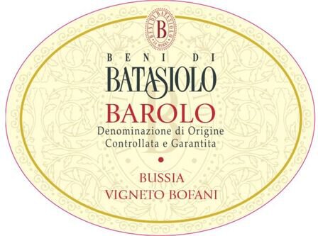 Beni di Batasiolo Barolo DOCG Bussia Vigneto Bofani