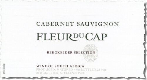 Fleur Du Cap Stellenbosch Cabernet Sauvignon