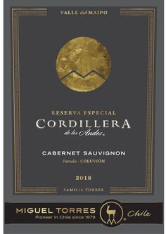Cordillera de Los Andes Reserva Especial Cabernet Sauvignon