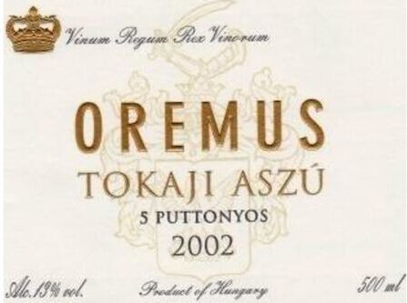 Oremus Tokaji Aszu 5 Puttonyos