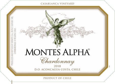Montes Montes Alpha Chardonnay Aconcagua Costa