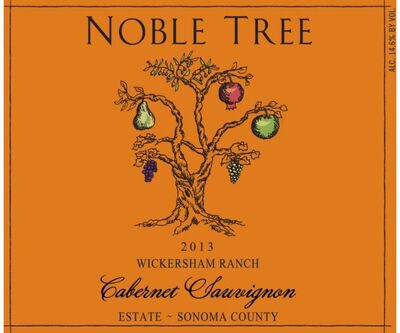 Noble Tree Cabernet Sauvignon Wickersham Ranch Sonoma County