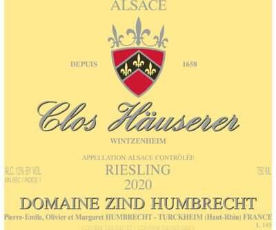 Domaine Zind-Humbrecht Riesling Clos Hauserer