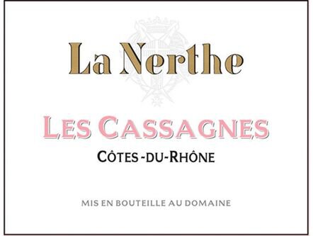 Chateau La Nerthe Cotes du Rhone Les Cassagnes Rose